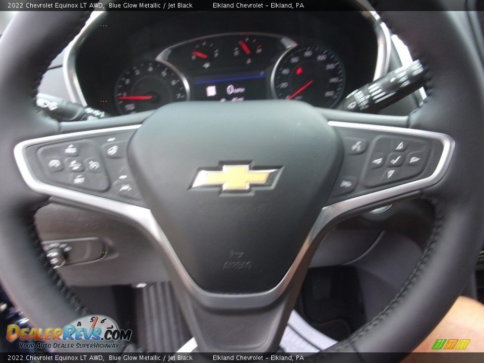 2022 Chevrolet Equinox LT AWD Blue Glow Metallic / Jet Black Photo #22