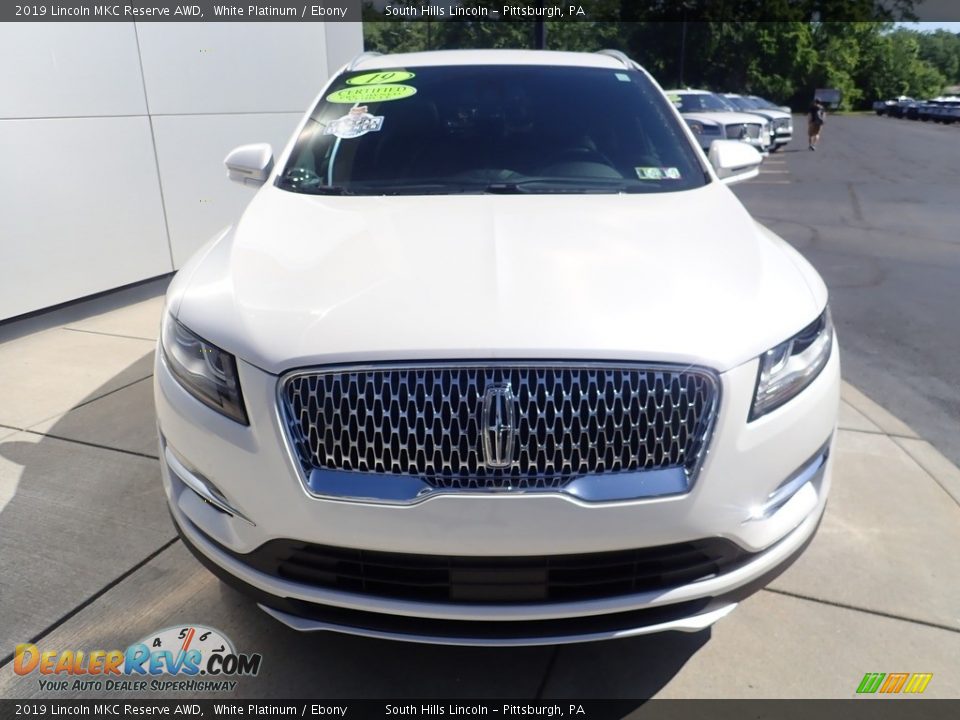 2019 Lincoln MKC Reserve AWD White Platinum / Ebony Photo #9