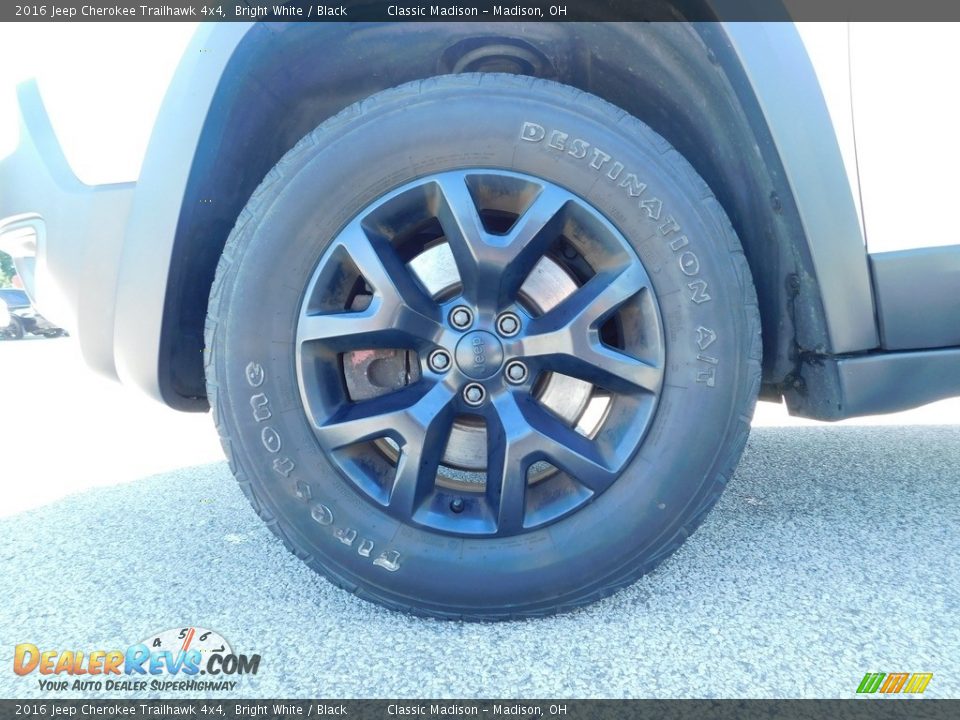 2016 Jeep Cherokee Trailhawk 4x4 Bright White / Black Photo #5