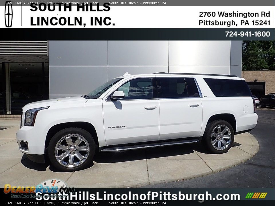 2020 GMC Yukon XL SLT 4WD Summit White / Jet Black Photo #1