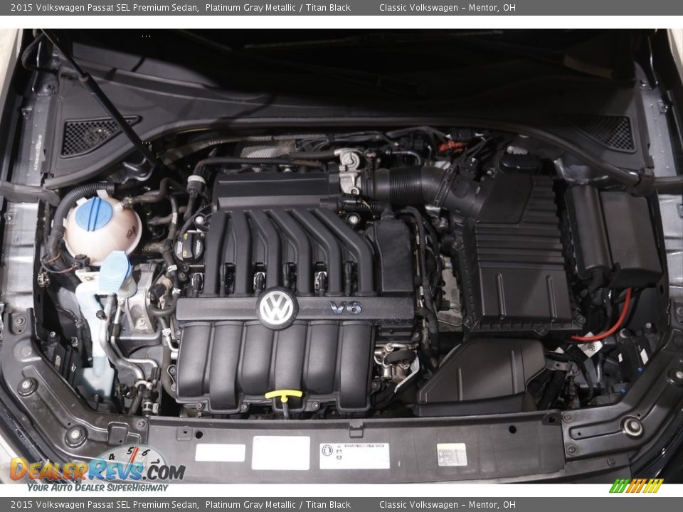 2015 Volkswagen Passat SEL Premium Sedan Platinum Gray Metallic / Titan Black Photo #19
