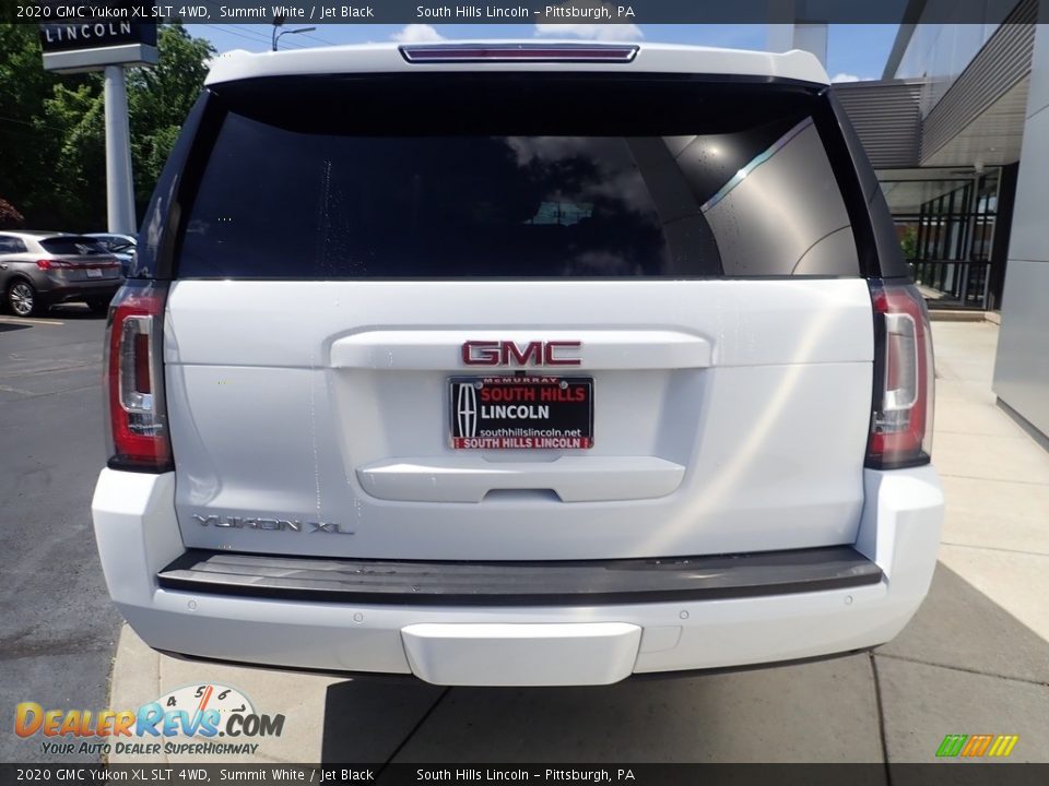 2020 GMC Yukon XL SLT 4WD Summit White / Jet Black Photo #4