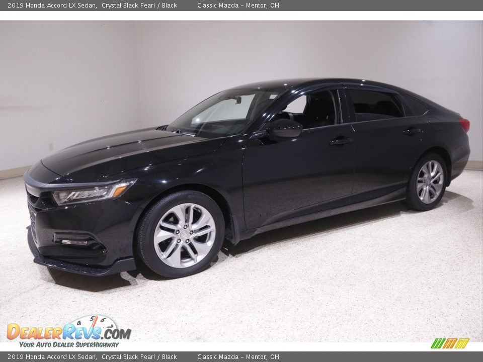 2019 Honda Accord LX Sedan Crystal Black Pearl / Black Photo #3