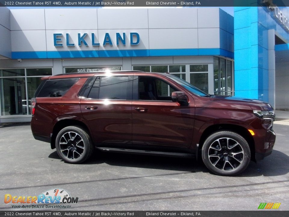 2022 Chevrolet Tahoe RST 4WD Auburn Metallic / Jet Black/­Victory Red Photo #2