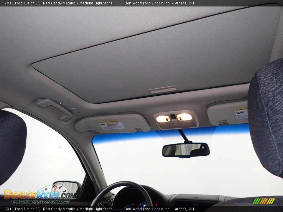 2011 Ford Fusion SE Red Candy Metallic / Medium Light Stone Photo #2