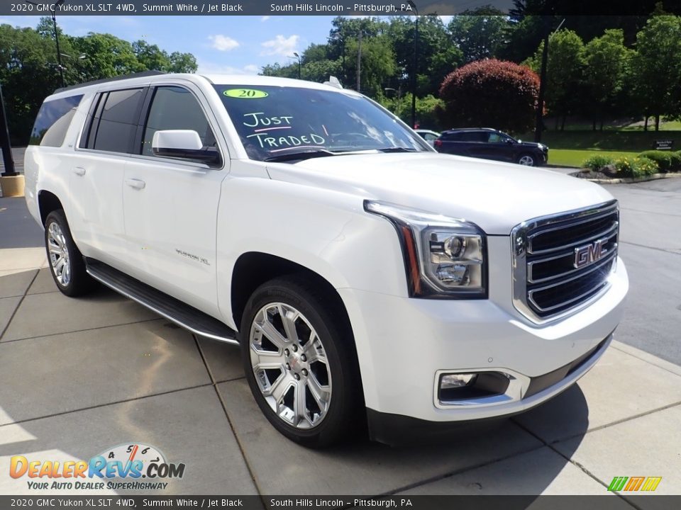 2020 GMC Yukon XL SLT 4WD Summit White / Jet Black Photo #8