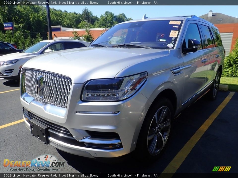 2019 Lincoln Navigator Reserve 4x4 Ingot Silver Metallic / Ebony Photo #1