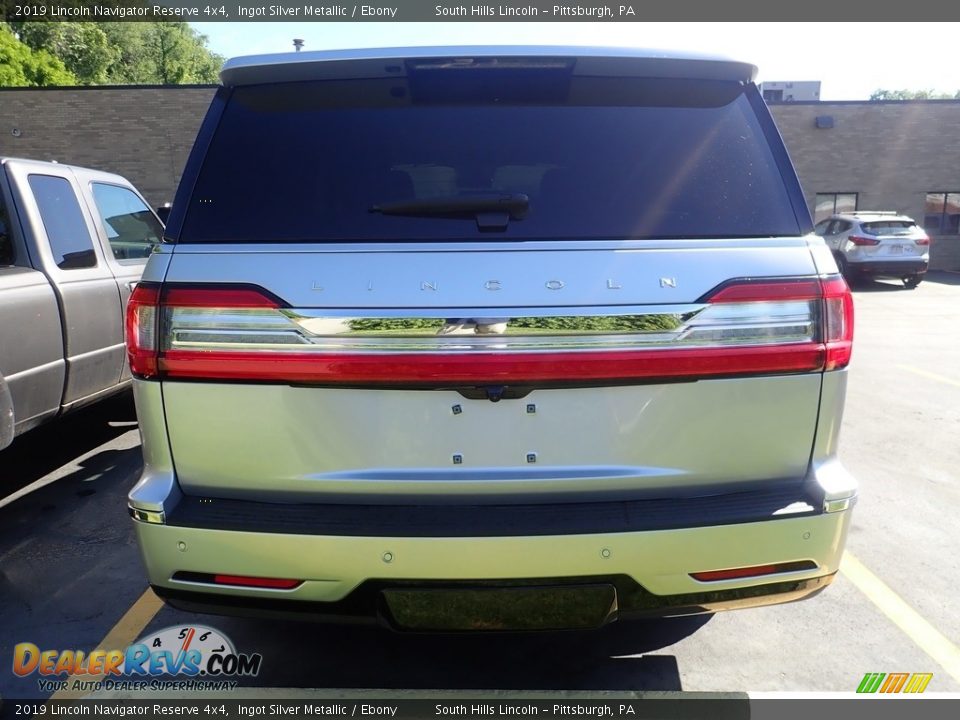 2019 Lincoln Navigator Reserve 4x4 Ingot Silver Metallic / Ebony Photo #3