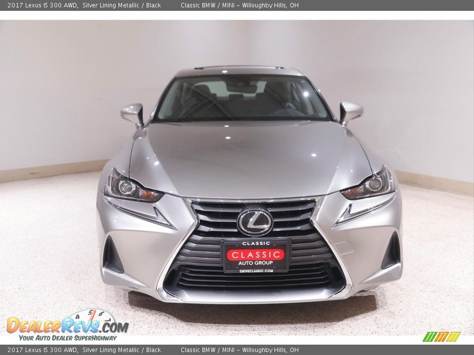 2017 Lexus IS 300 AWD Silver Lining Metallic / Black Photo #2