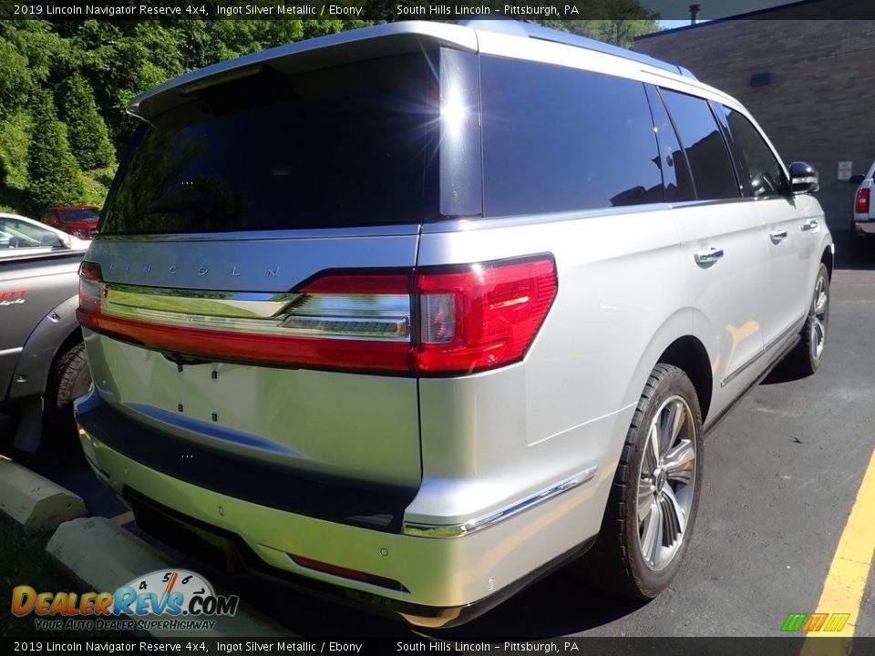 2019 Lincoln Navigator Reserve 4x4 Ingot Silver Metallic / Ebony Photo #4