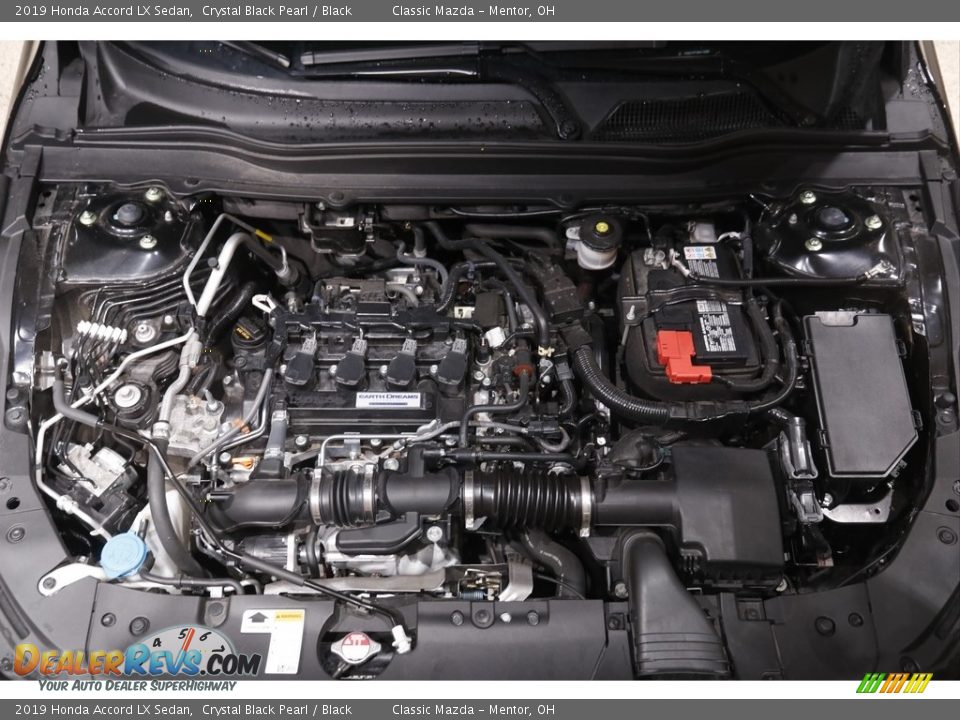 2019 Honda Accord LX Sedan Crystal Black Pearl / Black Photo #18