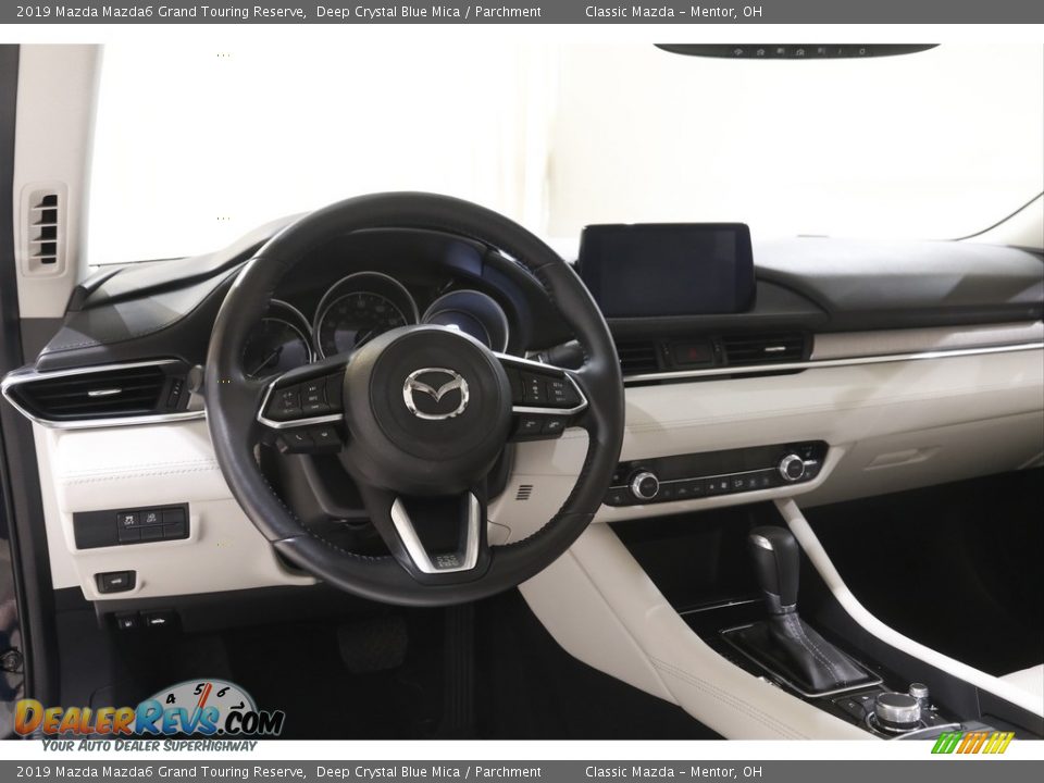 2019 Mazda Mazda6 Grand Touring Reserve Deep Crystal Blue Mica / Parchment Photo #6