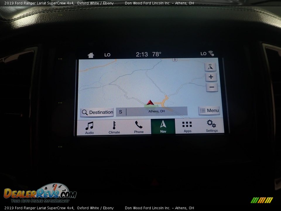 2019 Ford Ranger Lariat SuperCrew 4x4 Oxford White / Ebony Photo #3