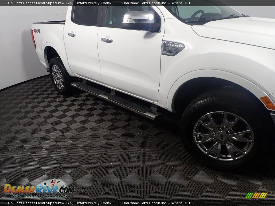 2019 Ford Ranger Lariat SuperCrew 4x4 Oxford White / Ebony Photo #5