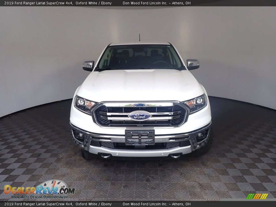 2019 Ford Ranger Lariat SuperCrew 4x4 Oxford White / Ebony Photo #6