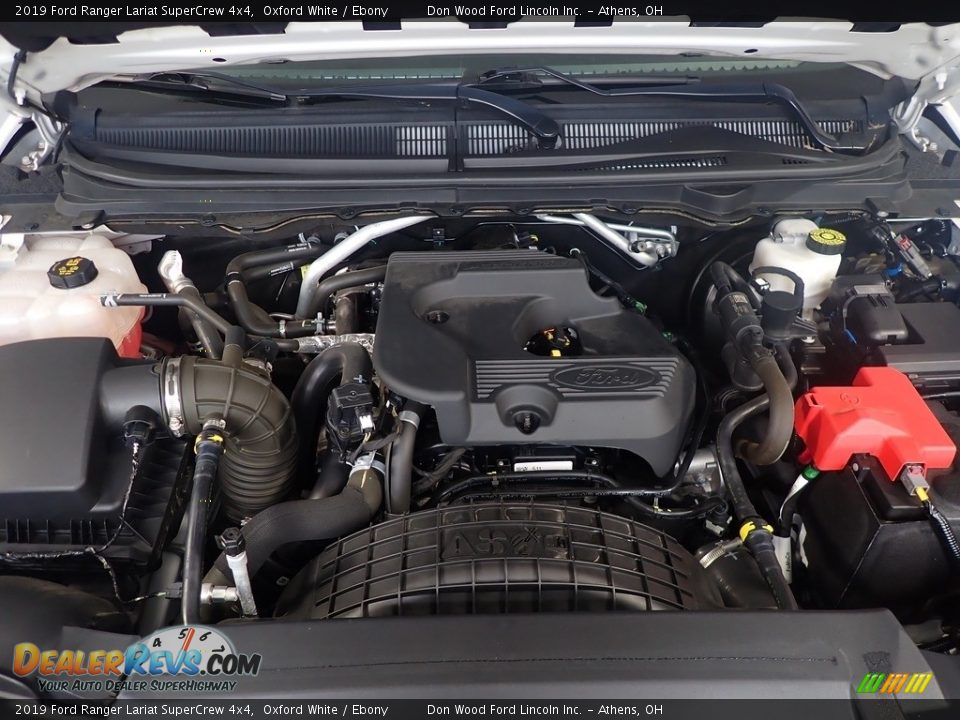 2019 Ford Ranger Lariat SuperCrew 4x4 Oxford White / Ebony Photo #8