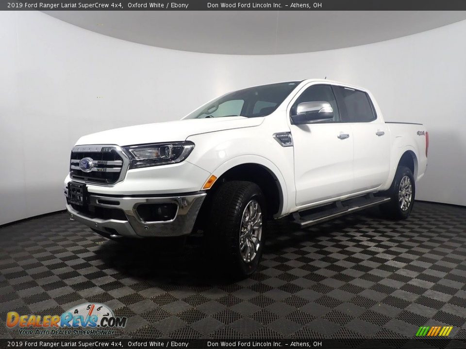 2019 Ford Ranger Lariat SuperCrew 4x4 Oxford White / Ebony Photo #9