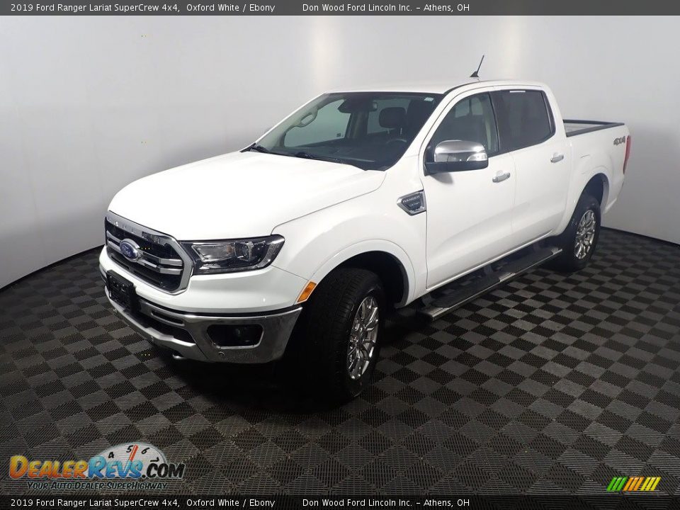 2019 Ford Ranger Lariat SuperCrew 4x4 Oxford White / Ebony Photo #10
