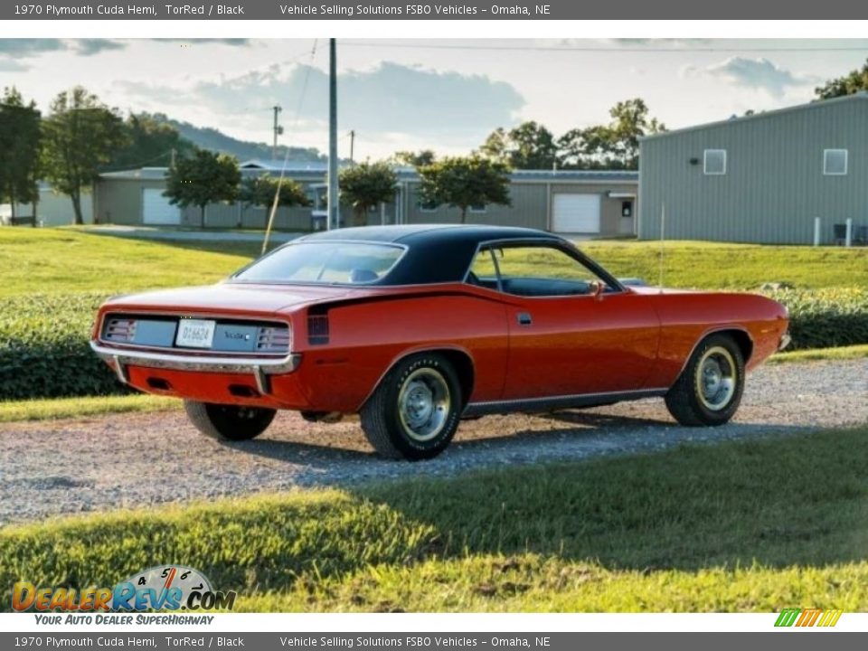 1970 Plymouth Cuda Hemi TorRed / Black Photo #16