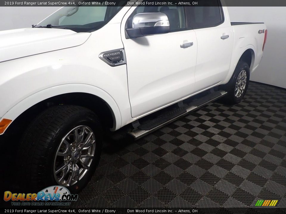 2019 Ford Ranger Lariat SuperCrew 4x4 Oxford White / Ebony Photo #11