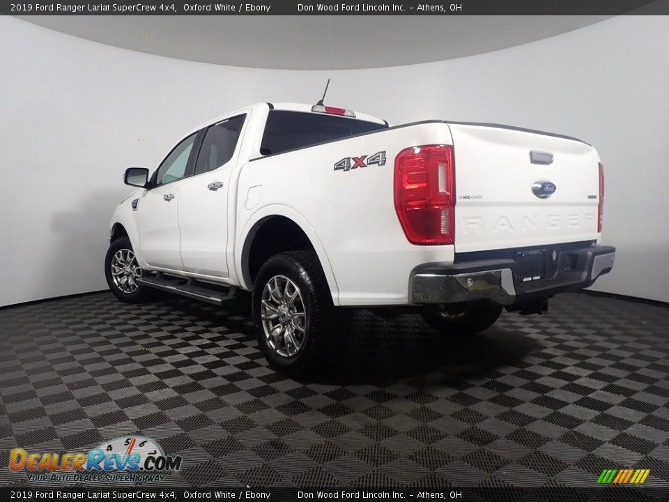 2019 Ford Ranger Lariat SuperCrew 4x4 Oxford White / Ebony Photo #12