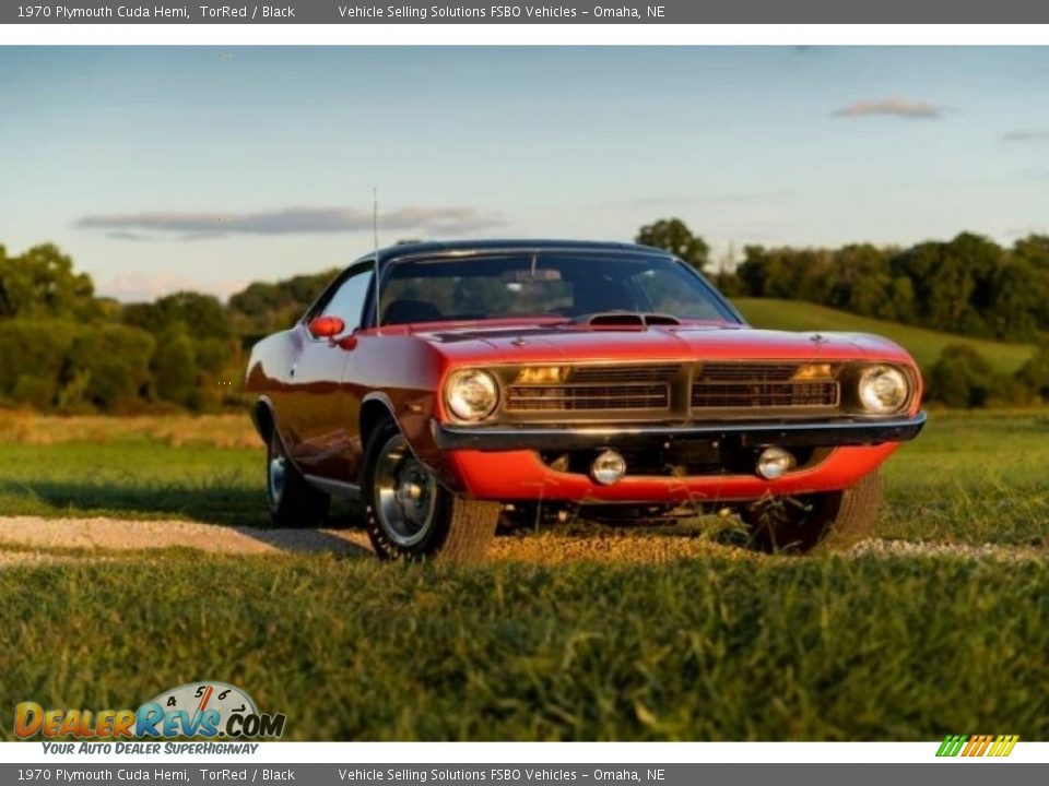 1970 Plymouth Cuda Hemi TorRed / Black Photo #17