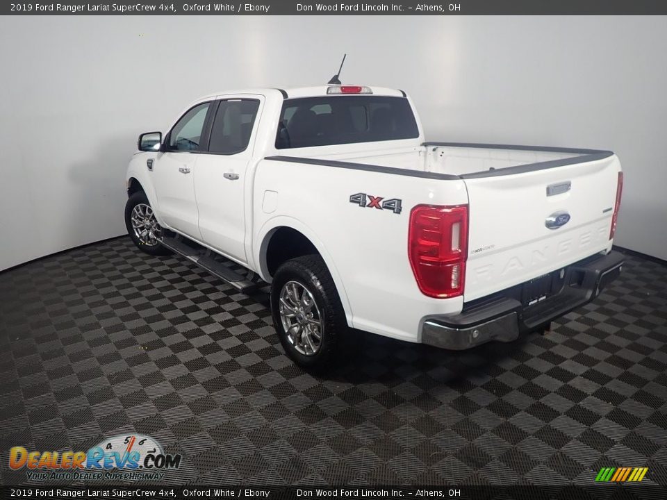 2019 Ford Ranger Lariat SuperCrew 4x4 Oxford White / Ebony Photo #13