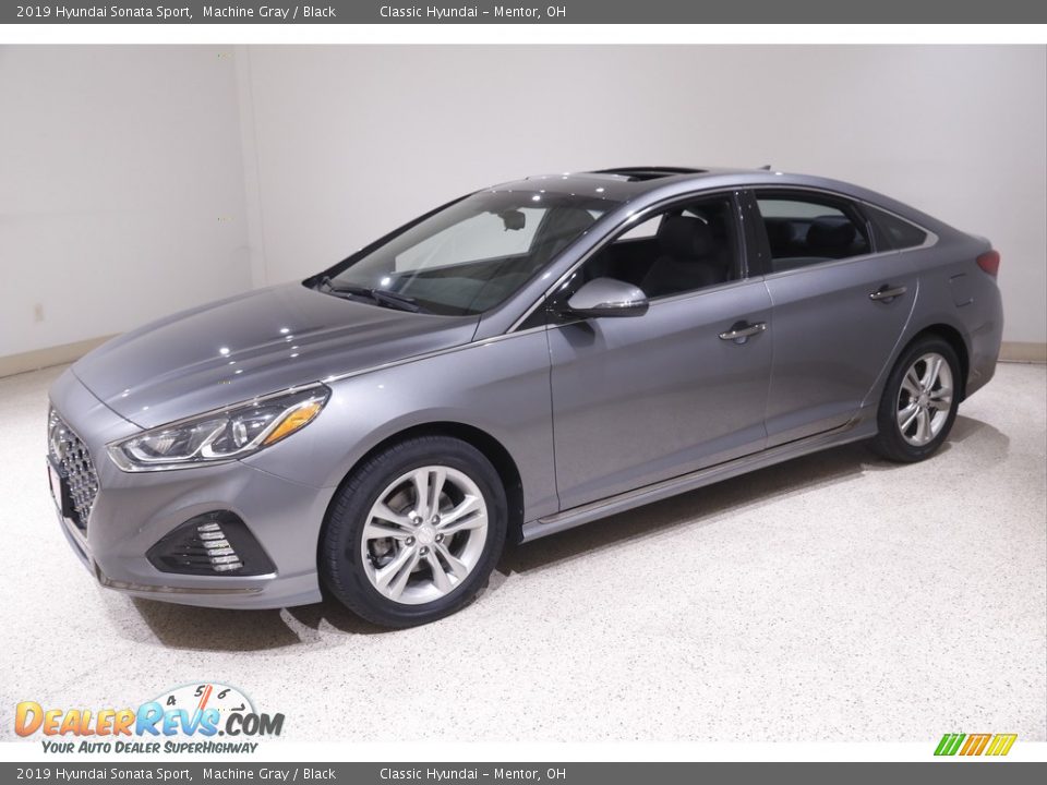 2019 Hyundai Sonata Sport Machine Gray / Black Photo #3