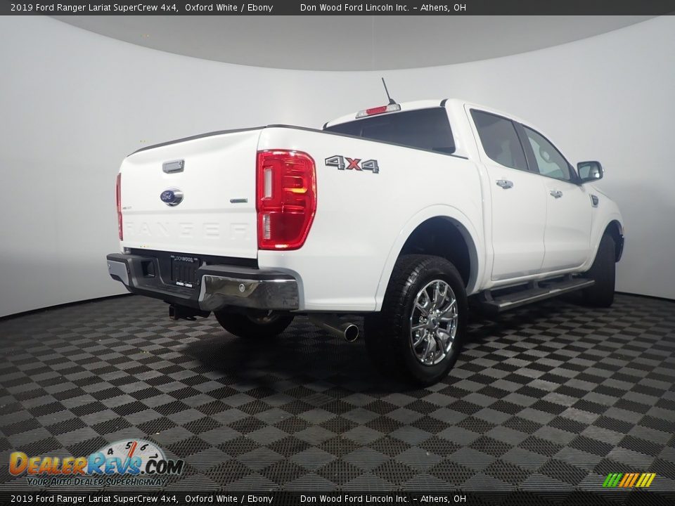 2019 Ford Ranger Lariat SuperCrew 4x4 Oxford White / Ebony Photo #16