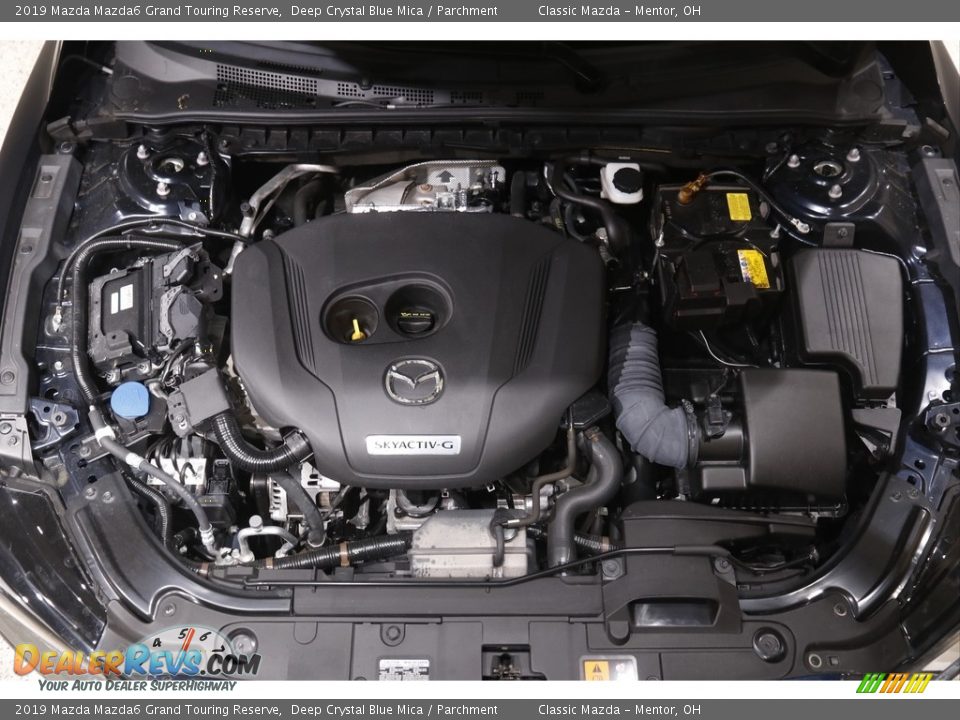 2019 Mazda Mazda6 Grand Touring Reserve Deep Crystal Blue Mica / Parchment Photo #20