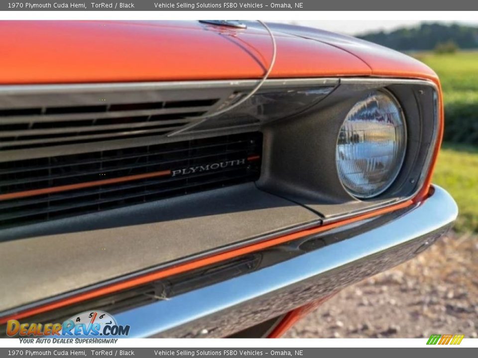 1970 Plymouth Cuda Hemi TorRed / Black Photo #21