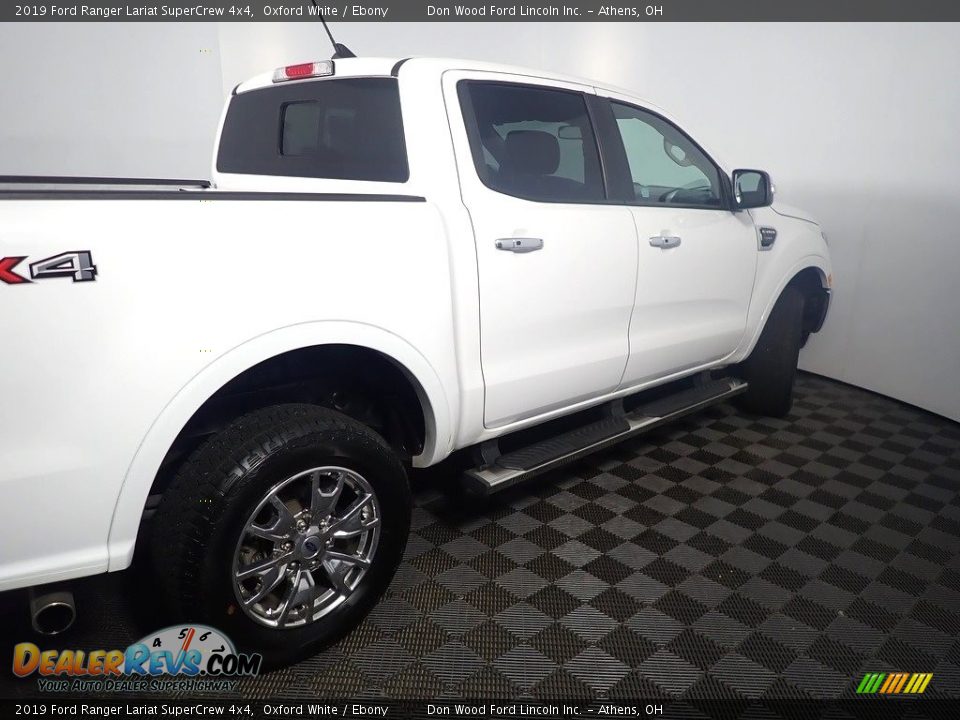 2019 Ford Ranger Lariat SuperCrew 4x4 Oxford White / Ebony Photo #19