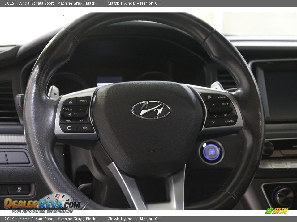 2019 Hyundai Sonata Sport Machine Gray / Black Photo #7