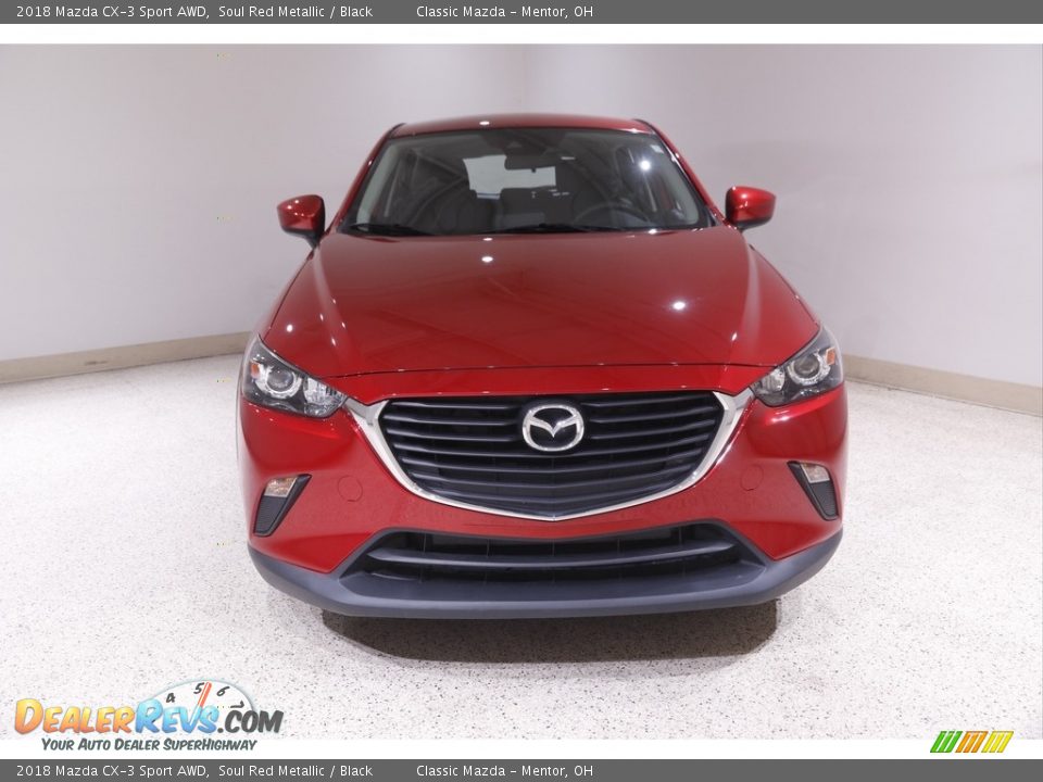 2018 Mazda CX-3 Sport AWD Soul Red Metallic / Black Photo #2