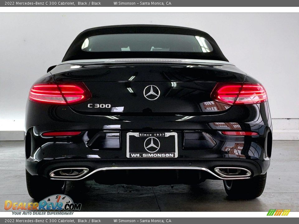 2022 Mercedes-Benz C 300 Cabriolet Black / Black Photo #3