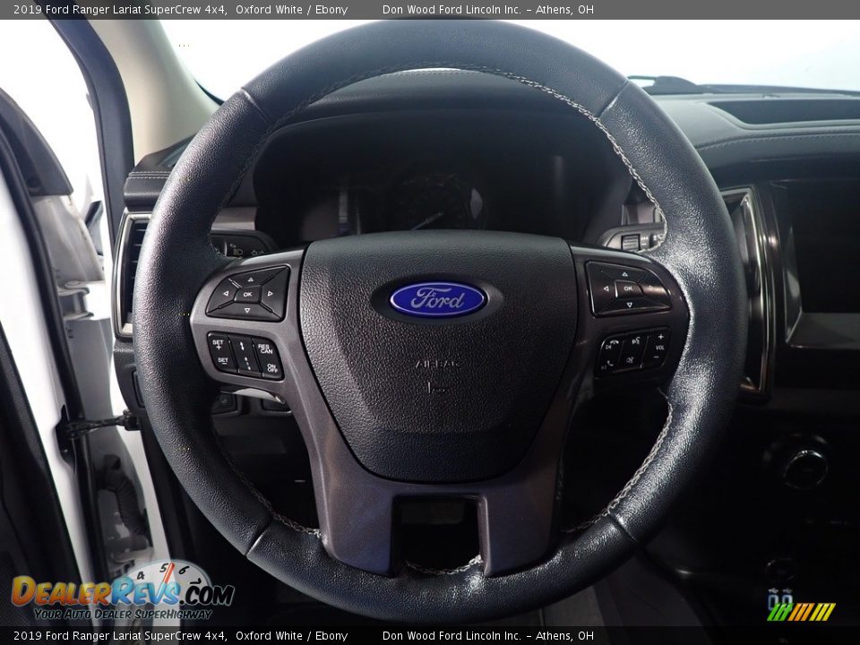 2019 Ford Ranger Lariat SuperCrew 4x4 Oxford White / Ebony Photo #27