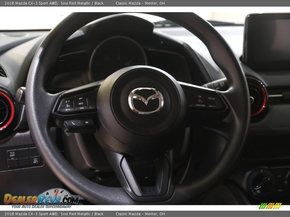 2018 Mazda CX-3 Sport AWD Soul Red Metallic / Black Photo #7