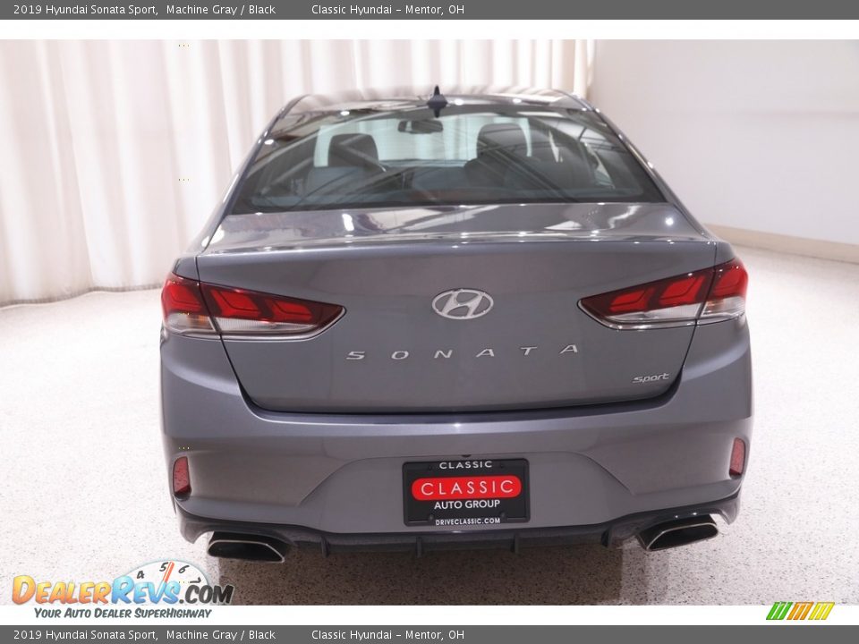 2019 Hyundai Sonata Sport Machine Gray / Black Photo #16