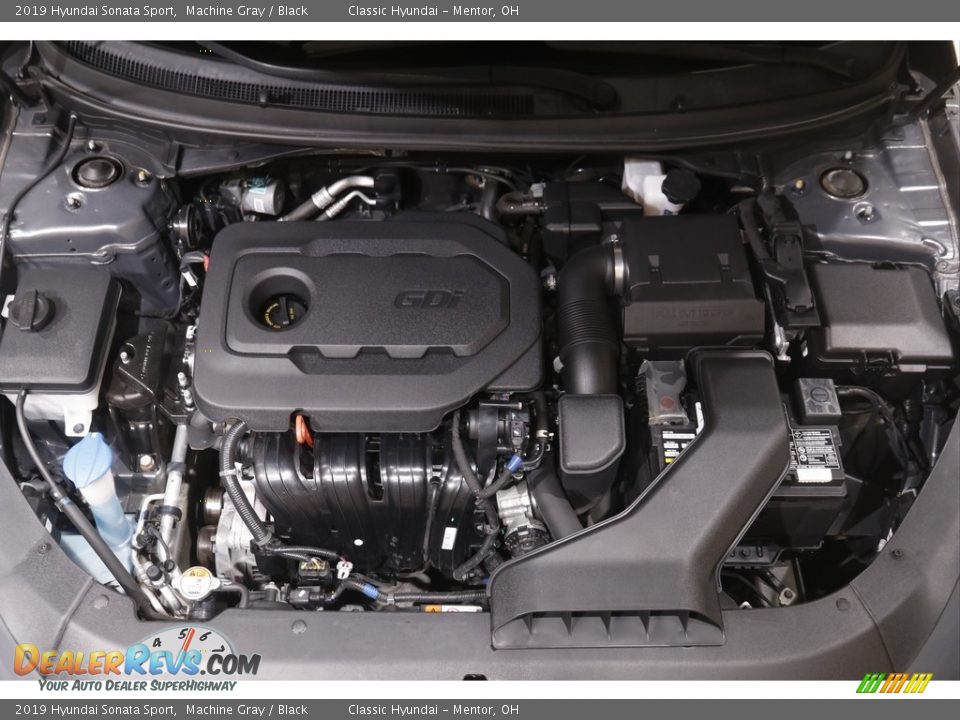 2019 Hyundai Sonata Sport Machine Gray / Black Photo #17