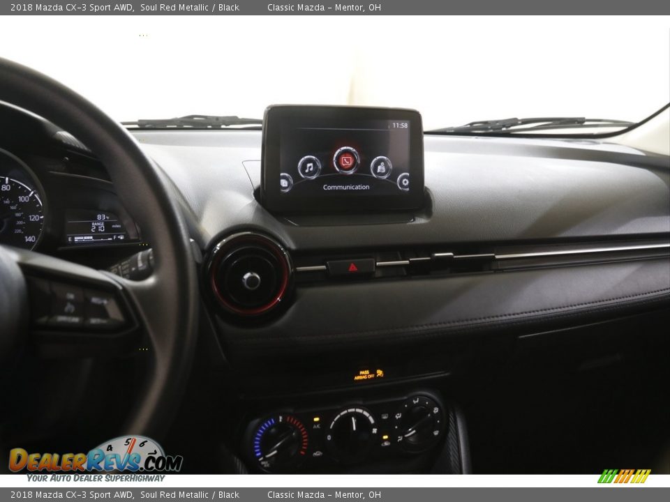 2018 Mazda CX-3 Sport AWD Soul Red Metallic / Black Photo #9