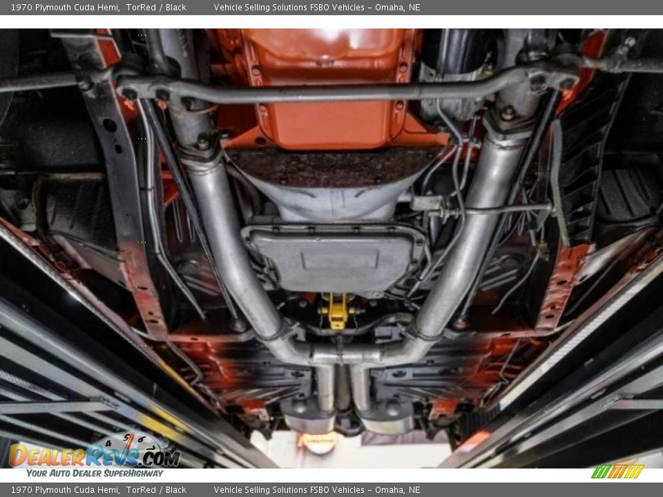 Undercarriage of 1970 Plymouth Cuda Hemi Photo #34