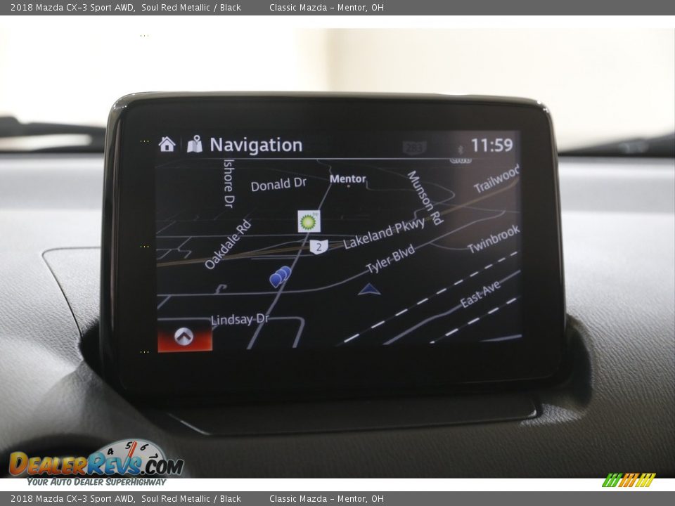 2018 Mazda CX-3 Sport AWD Soul Red Metallic / Black Photo #10