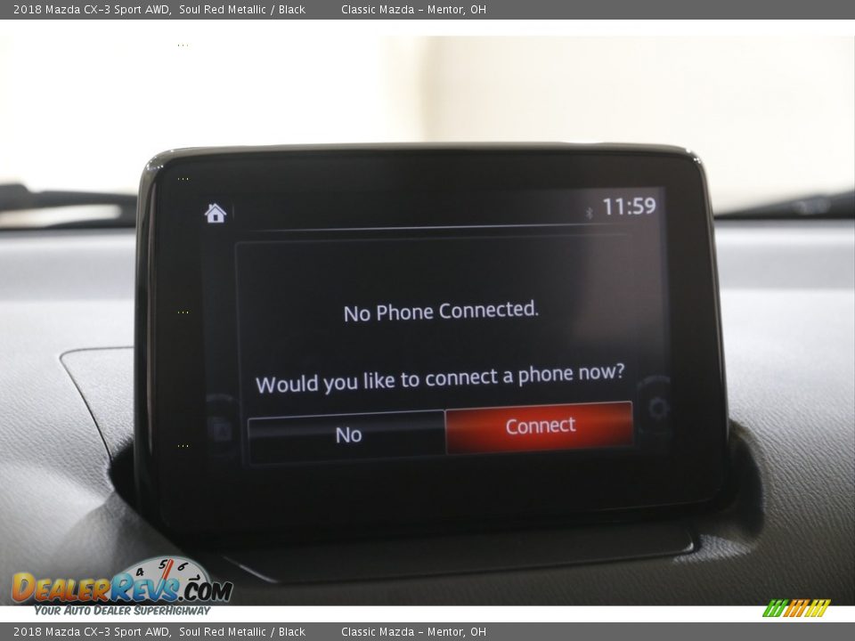 2018 Mazda CX-3 Sport AWD Soul Red Metallic / Black Photo #11