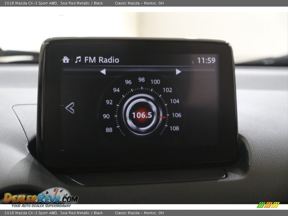 2018 Mazda CX-3 Sport AWD Soul Red Metallic / Black Photo #12