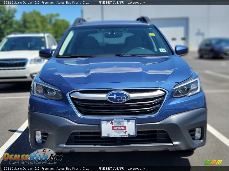 2021 Subaru Outback 2.5i Premium Abyss Blue Pearl / Gray Photo #2