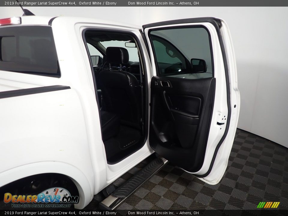 2019 Ford Ranger Lariat SuperCrew 4x4 Oxford White / Ebony Photo #36