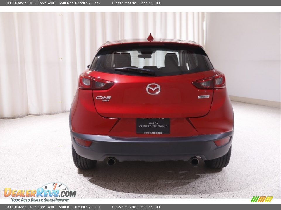 2018 Mazda CX-3 Sport AWD Soul Red Metallic / Black Photo #18