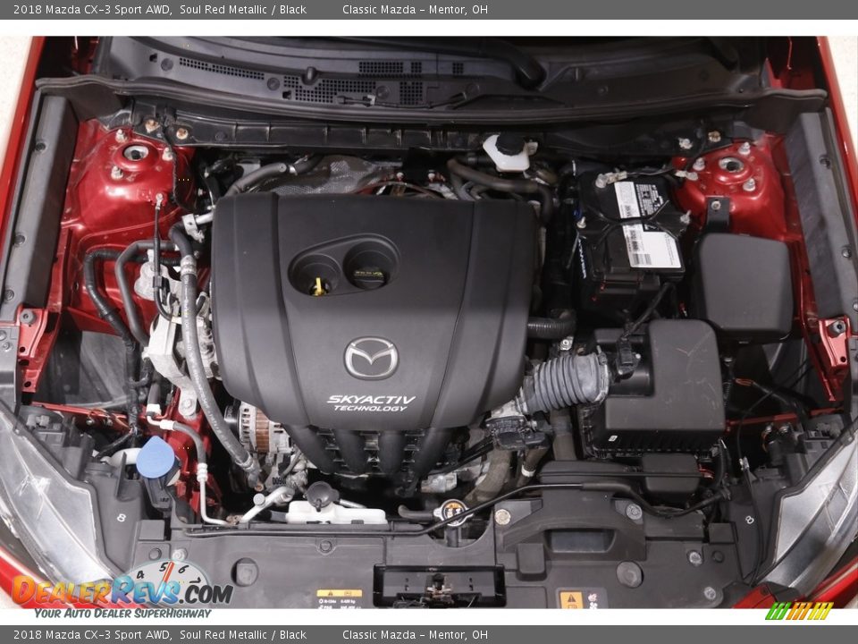 2018 Mazda CX-3 Sport AWD Soul Red Metallic / Black Photo #19