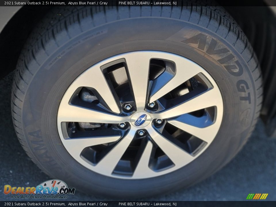 2021 Subaru Outback 2.5i Premium Abyss Blue Pearl / Gray Photo #5