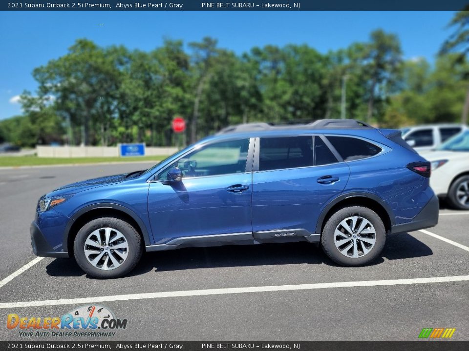 2021 Subaru Outback 2.5i Premium Abyss Blue Pearl / Gray Photo #9